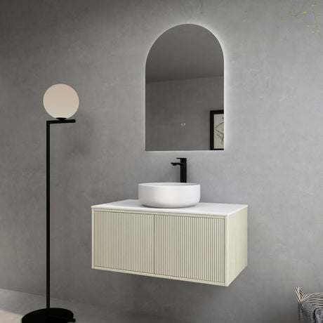 Bellevue Wall-Hung PVC Fluted Vanity K95LW — detail 3