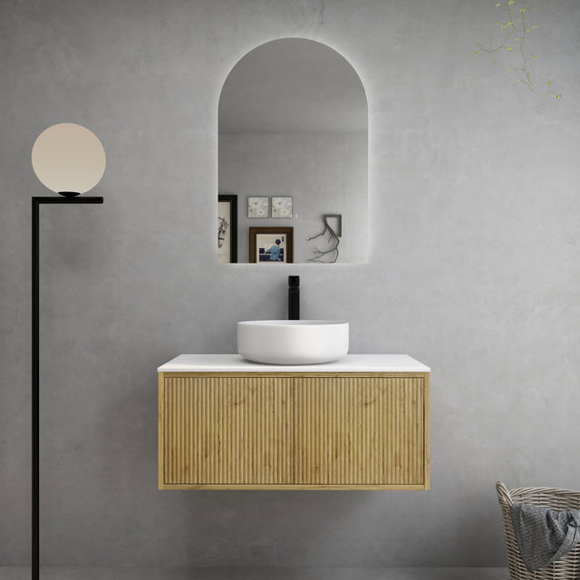 Bellevue Wall-Hung PVC Fluted Vanity K95RW
