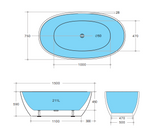 Stella KBT-5-1500 Freestanding Bathtub — detail 5