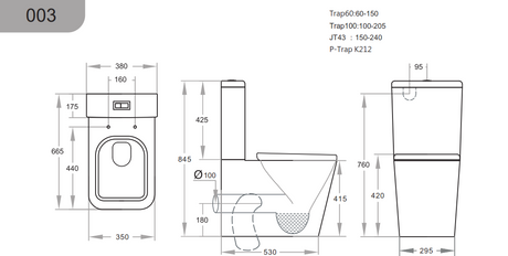 Qubist KDK003 Toilet Suite — detail 4