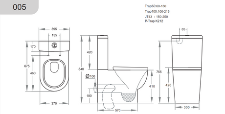 Pola KDK005 Toilet Suite — detail 2