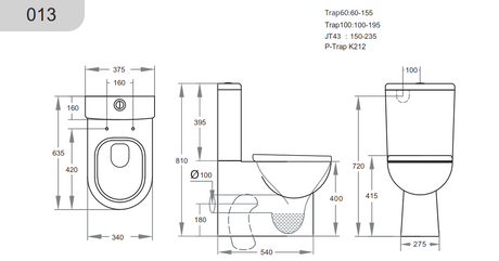 Rio KDK013 Toilet Suite — detail 2
