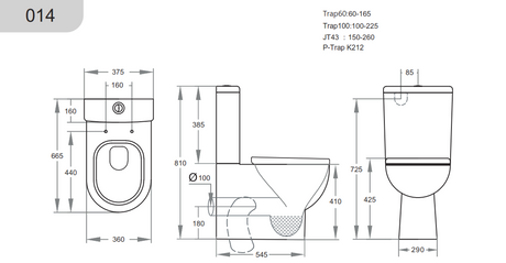 Mercury KDK014 Toilet Suite — detail 2