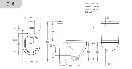 Theo KDK016 Toilet Suite — detail 2