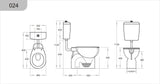 KDK024  Calla Care Toilet Suite — detail 2