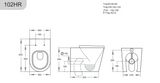 KDK102HR Avis Rimless Extra Height Wall Faced Floor Pan — detail 3