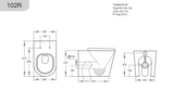 KDK102R Avis Rimless Wall Faced Floor Pan — detail 2