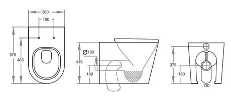 Avis R&amp;T inwall floor toilet suite G30032/G3005+KDK102R — detail 7