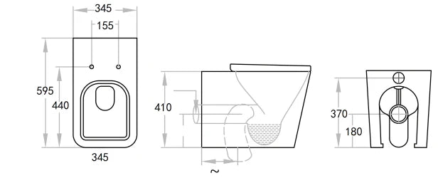 Qubist  R&amp;T inwall floor toilet suite G30032/G3005+ KDK103 — detail 6