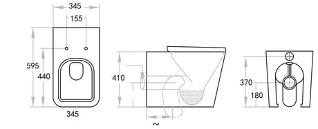 Qubist  R&amp;T inwall floor toilet suite G30032/G3005+ KDK103 — detail 6