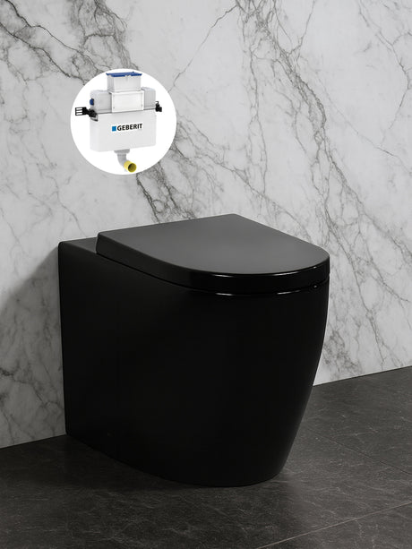 Veda Geberit inwall floor toilet suite (Sigma8/Kapp + KDK105T-B) — detail 4