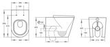 Sereno Rimless Wall Faced Floor Pan Dual Flush 585*360*455mm V107R — detail 4