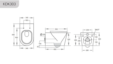 Qubist Geberit In Wall Wall Hung  Toilet Suite (Geberit Sigma 8- F+KDK303) — detail 3