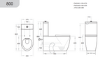 KDK800  Asta Care Rimless Toilet Suite — detail 3