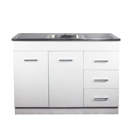 PVC Kitchenette Cabinet (KM-Cab) with Stainless Steel Sink (BK446D)1180*485*900mm — detail 2