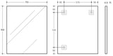 Vetra Aluminum Framed Mirror 5mm Copper Free with Safety Film 450/600/750/900/1200 VSFM4560/6075/7575/9075/1290-MB — detail 8