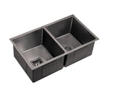Double-bowl Stainless Steel Sink（PKS-775DS-GM）775×450×235mm — detail 2