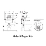 Qbist Geberit Inwall Floor Toilet Suite (Sigma8/Kappa + KDK103) — detail 5