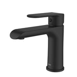 IKON-Kara Matt Black Basin Mixer Lead Free Matt Black