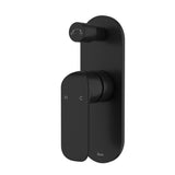 Kara Wall Mixer Diverter Matt Black Matt Black
