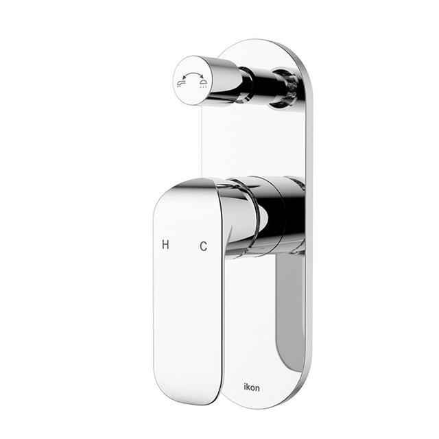Kara Wall Mixer Diverter Chrome Chrome
