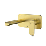 Kara Wall Basin Mixer  Brushed Gold Lead Free Brushed Gold