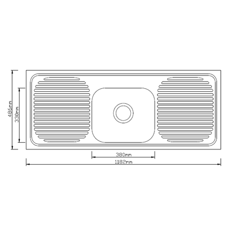 PVC Kitchenette Cabinet (KM-Cab) with Stainless Steel Sink (BK446D)1180*485*900mm — detail 5