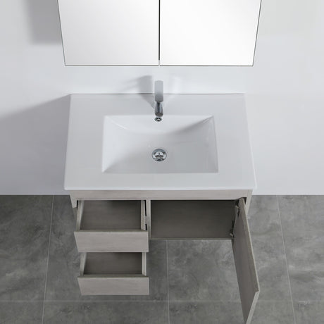 Nova Wall-Hung Plywood Vanity NC74LWH — detail 3