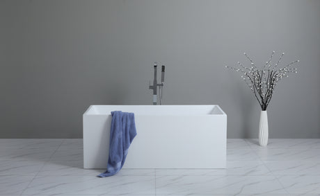 THBT1400MW Back to Wall Bathtub — detail 2