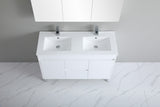 Polar Free-Standing PVC Vanity P124DLG — detail 2