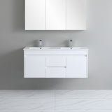 Polar Wall-Hung PVC Vanity P124DWH