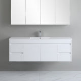 Polar Wall-Hung PVC Vanity P154WH