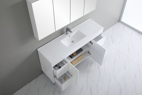 Polar Free-Standing PVC Vanity P154LG — detail 3