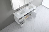 Polar Free-Standing PVC Vanity P154DLG — detail 3