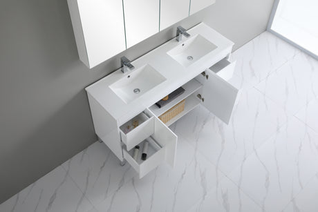 Polar Free-Standing PVC Vanity P154DLG — detail 3