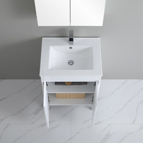 Polar Ensuite Free-Standing PVC Vanity P63LG — detail 3