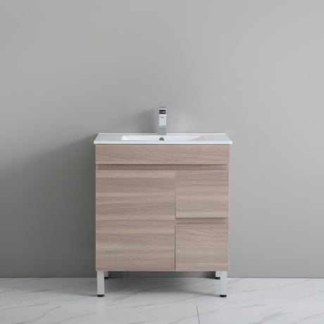 Evie Oak Free-Standing PVC Vanity EV74RL-OAK