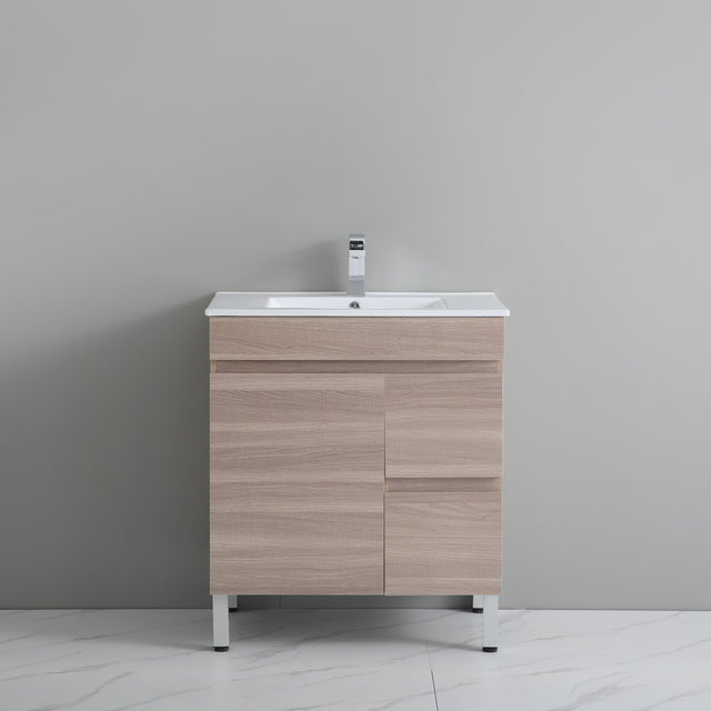 Evie Oak Free-Standing PVC Vanity EV74RL-OAK