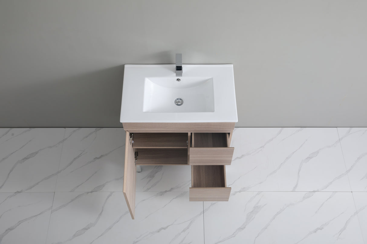 Evie Oak Free-Standing PVC Vanity EV74RL-OAK — detail 3