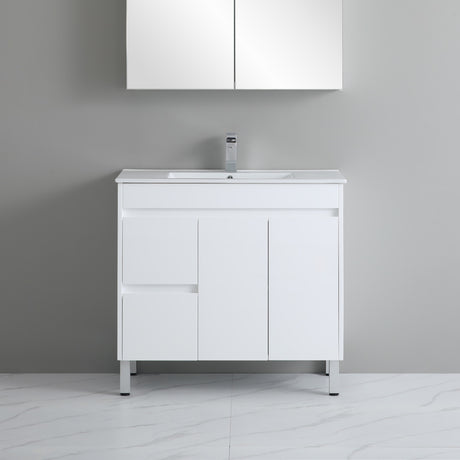 Polar Ensuite Free-Standing PVC Vanity P93LLG