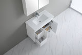 Polar Ensuite Free-Standing PVC Vanity P93LLG — detail 3