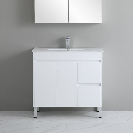 Polar Free-Standing PVC Vanity P93RLG