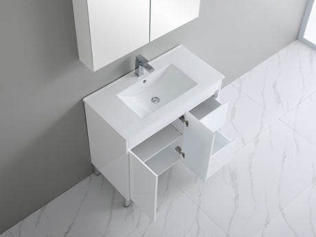 Polar Free-Standing PVC Vanity P94RLG — detail 3