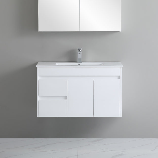 Polar Ensuite Wall-Hung PVC Vanity P93LWH