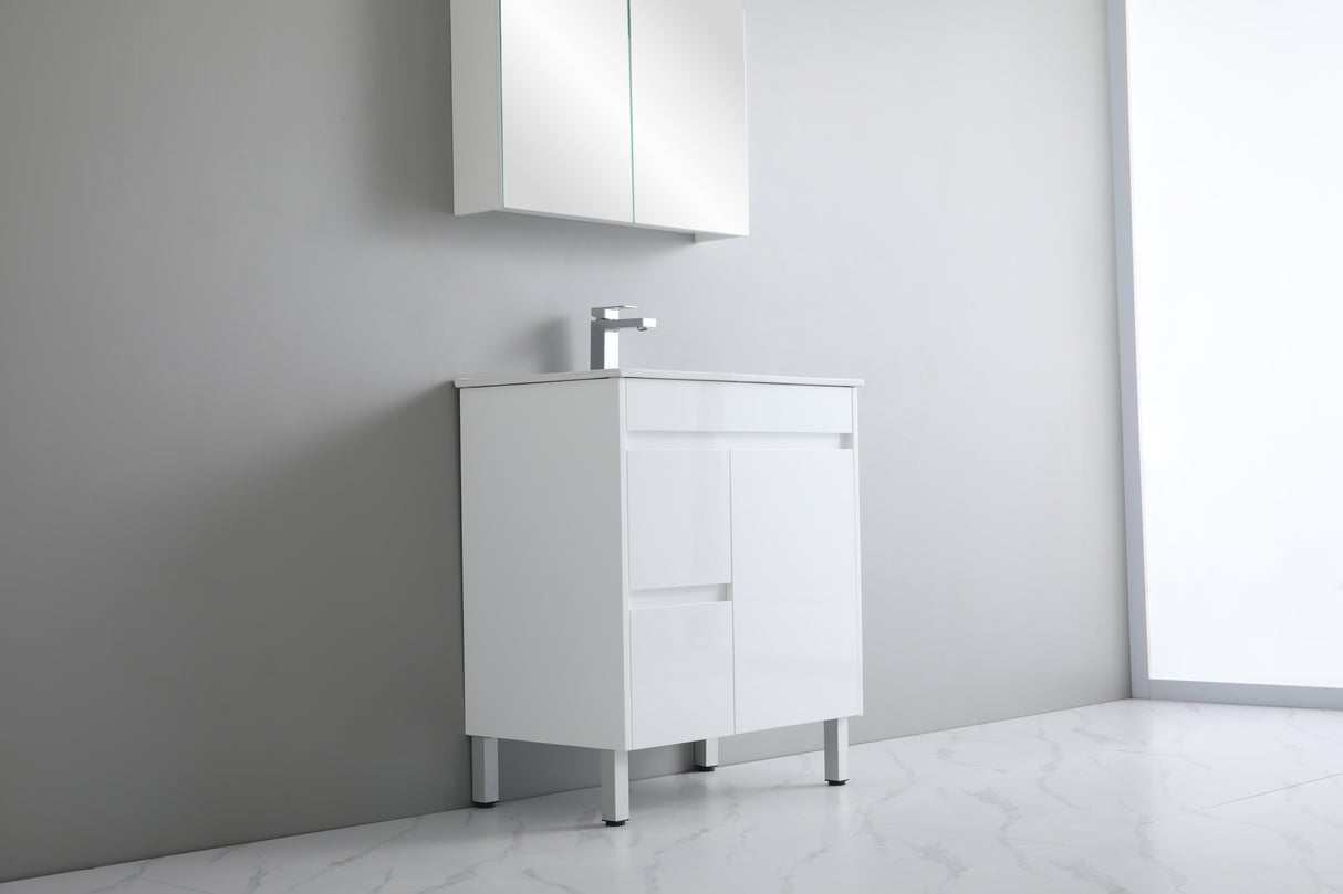 Polar Free-Standing PVC Vanity P74LLG — detail 2