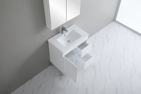 Polar Ensuite Free-Standing PVC Vanity P73RLG — detail 2