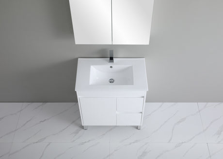 Polar Ensuite Free-Standing PVC Vanity P73RLG — detail 3
