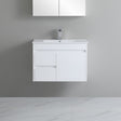 Polar Ensuite Wall-Hung PVC Vanity P73LWH