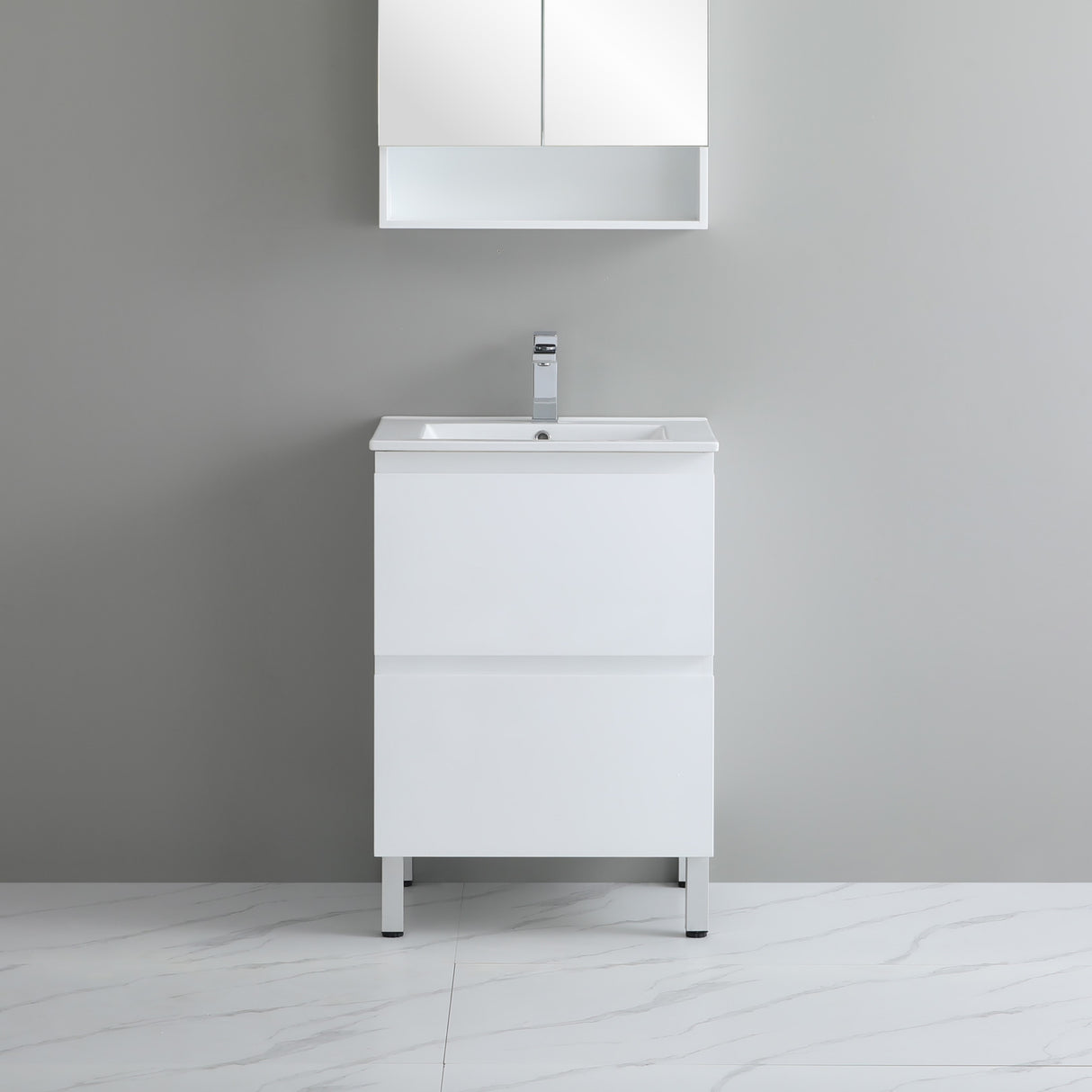 RIVA Free-Standing PVC Vanity RIVA600L