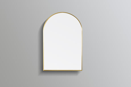Oliva Arch Yellow Gold Frame Mirror KAR6090F-BG